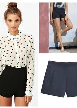 Шортики з високою посадкою,завищена талія.німеччина..