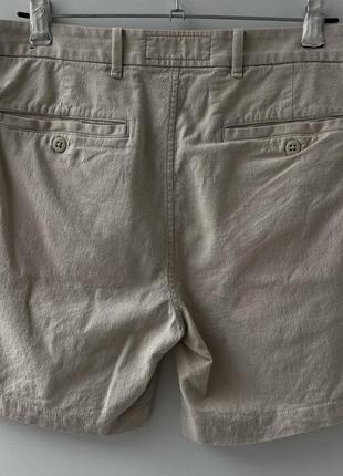 Abercrombie &amp; fitch linen shorts шорты льняные оригинал легкие кэжуализм минимализм классические широкие светлые оригинал2 фото