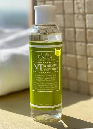 Тонер із ніацинамідом cos de baha niacinamide facial toner.