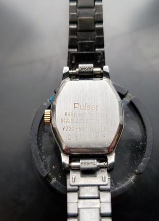 Seiko pulsar женские часы с браслетом7 фото