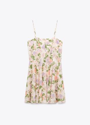 Сарафан, сукня літня, сарафан квітковиц принт, платье летнее3 фото