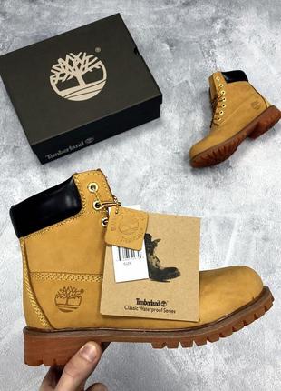 Мужские ❄️зимние❄️ботинки timberland brown. тимберленд демисезонные с мехом.2 фото