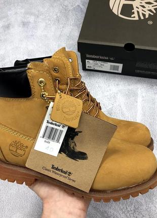 Мужские ❄️зимние❄️ботинки timberland brown. тимберленд демисезонные с мехом.4 фото