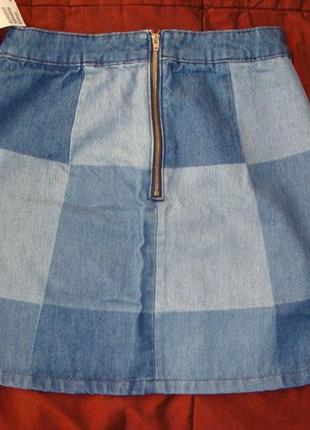 Стильная джинсовая юбка  h&m4 фото