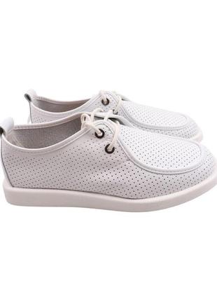 Кеди жіночі farinni білі натуральна шкіра, 39