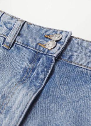 Юбка джинс, юбка джинсовая, юбка деним, джинсовая юбочка высокая талия6 фото