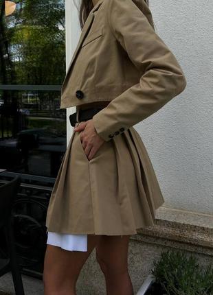 Костюм (пиджак и юбка) модель: 410 материал: коттон, пиджак на подкладке3 фото