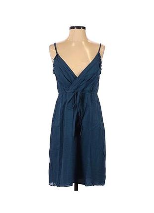 Сукня silk cotton з шовку й бавовни на бретелях бренд j crew