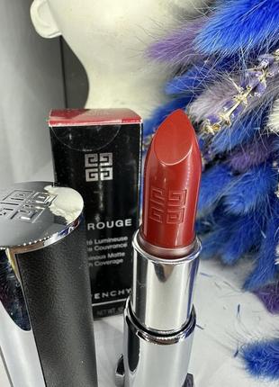 Оригінал givenchy le rouge interdit intense silk помада для губ 37 оригинал матовая помада2 фото