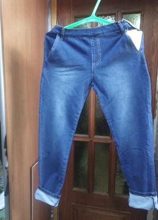 Трикотажные джинсы на осень. удобная и стильная вещь.3 фото