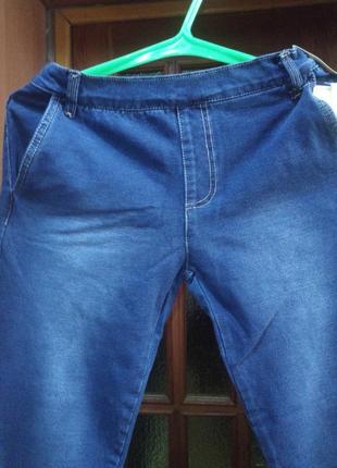 Трикотажные джинсы на осень. удобная и стильная вещь.4 фото