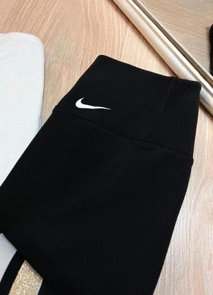Лосины от dunk nike pro, чёрные, оригинал 🖤3 фото
