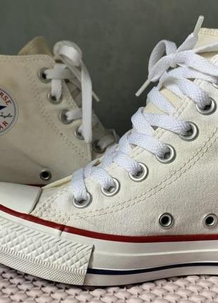 Высокие женские кеды конверсы на каблуке converse chuck taylor all star lux wedge