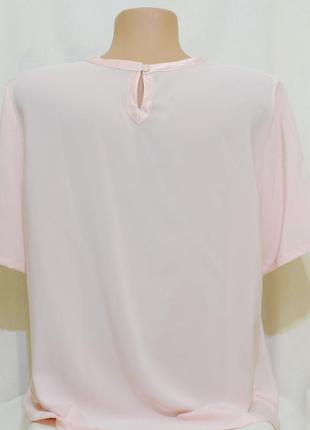 Ніжна  рожева блузка "marks & spencer"2 фото