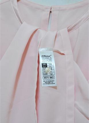 Ніжна  рожева блузка "marks & spencer"3 фото