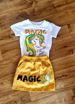 Летний костюмчик для девочек