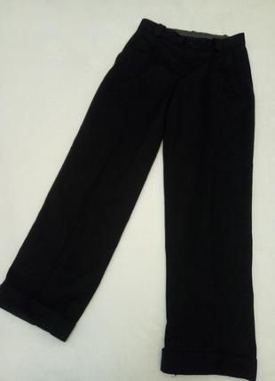 Строгие классические школьные черные брюки штаны1 фото