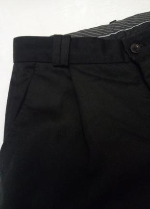 Строгие классические школьные черные брюки штаны5 фото