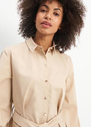Шикарная блуза eco aware 100% хлопок рубашка mohito2 фото
