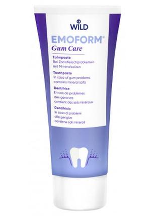 Зубная паста dr. wild emoform gum care уход за деснами 75 мл (7611841701679)1 фото