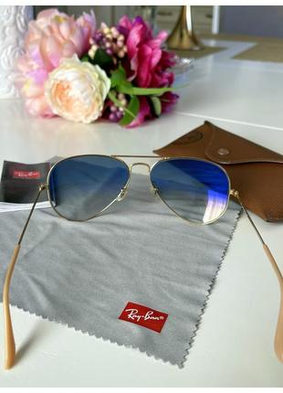 Солнцезащитные очки ray ban авиатор2 фото