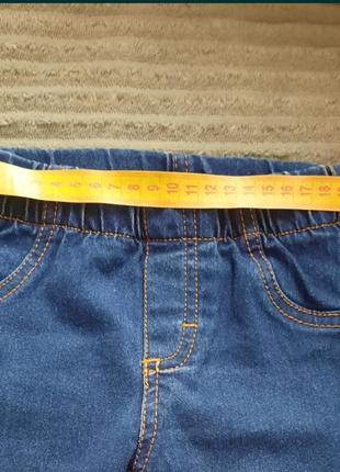 Джеггинсы джинсы на 12-18 месяца