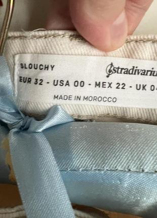 Котонові джинси slouchy stradivarius р.326 фото