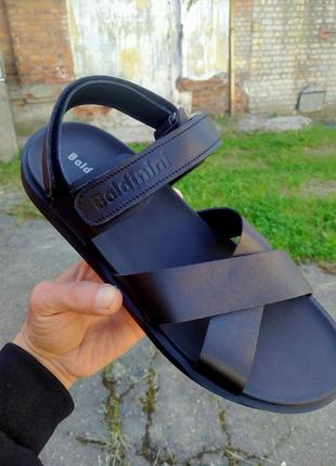 Мужские сандалии baldinini натуральная кожа