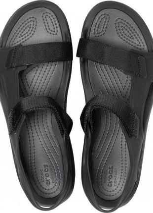Сандалии мужские men’s crocs swiftwater™ expedition sandal black / black мужские сандалии4 фото