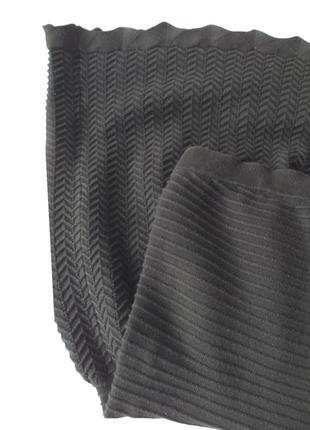 Sandro paris вязаное хлопковое платье чёрное мини5 фото