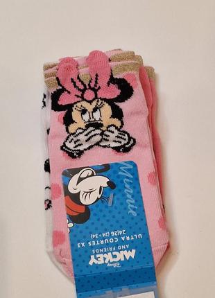 Набір шкарпеток з мінні маус з 3 пар5 фото