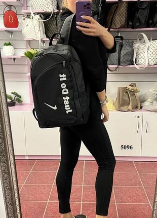 Черный практичный стильный универсальный рюкзак количество очень ограничено унисекс1 фото