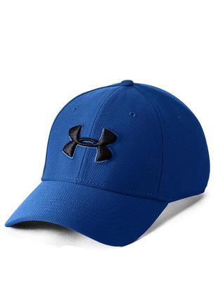 Under armour blitzing 3.0 cap 1305036 400 кепка блайзер бейсболка оригинал унисекс синяя