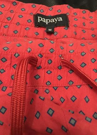Штани червоні з віскози papaya