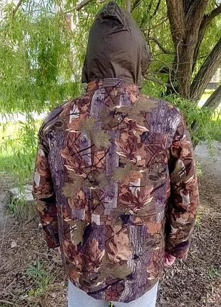 Куртка  jack pyke hunters jacket watrrproof england для охоты камуфляж лес (l-xl) 3