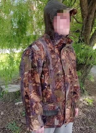 Куртка  jack pyke hunters jacket watrrproof england для охоты камуфляж лес (l-xl) 4