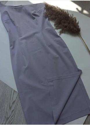 Платье нежного лилового цвета