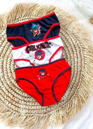 Слип трусики 92 98 104 110 116 122 128 см леди баг mouse