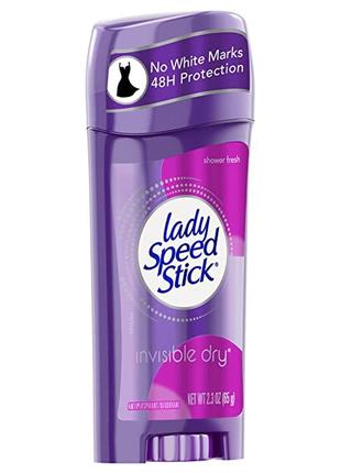 Lady speed stick дезодорант-антиперспірант invisible dry, shower fresh