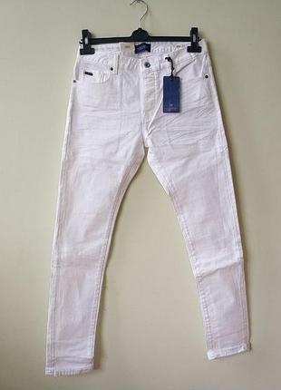 Чоловічі білі джинси pike skinny fit scotch&soda оригінал