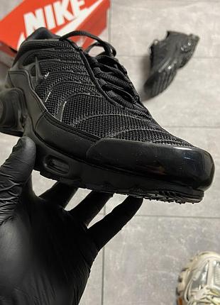 Кросівки nike air max plus triple black 5