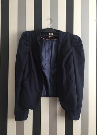 Красивый синий пиджак от ichi