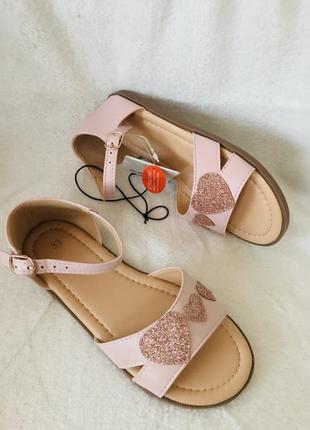 Роскошные красивые нежные удобные брендовые качественные босоножки сандалии для принцессы 💖1 фото