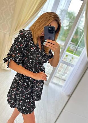 Платье летнее весенее  нежное  цветочный принт