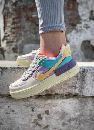 Женские кроссовки nike air force 1 shadow pale ivory