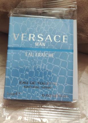 Versace man eau fraiche туалетная вода (пробник)1 фото