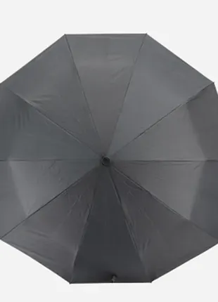 Прочный мужской зонт, полуавтомат, на 10 спиц, материал спиц-карбон, ручка крюк