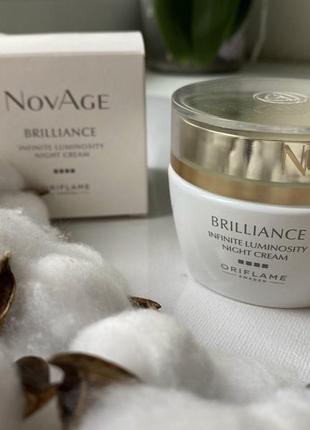 Ночной крем против пигментации novage brilliance infinite luminosity