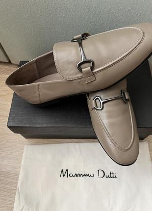 Новые лоферы massimo dutti 40-41