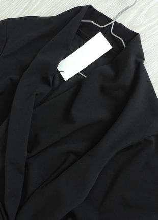 Нова чорна сукня з поясом5 фото